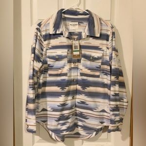 Wallflower fleece button up
